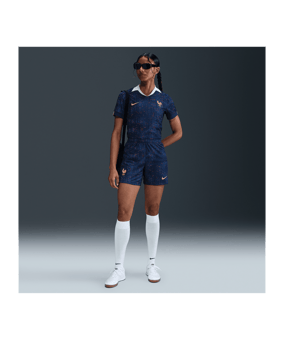Nike France Short Home 2025 Damen Blau F492 - blau