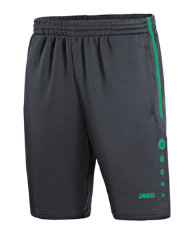 JAKO Active Trainingsshort Kids Grau Türkis F24 - grau