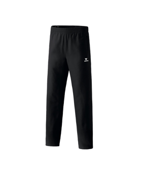 Erima Hose mit durchgehendem RV Basic Kids Schwarz - schwarz