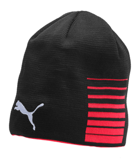 PUMA LIGA Reversible Beanie Mütze Rot Schwarz F01 - rot
