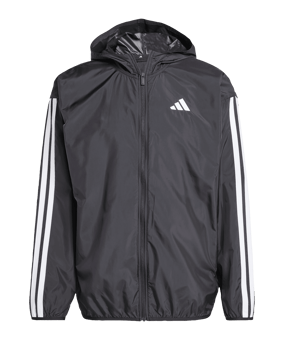 adidas Essentials 3-Stripes Windbreaker Black - schwarz