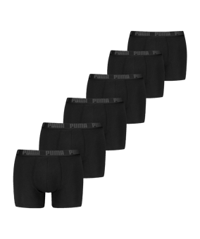 PUMA Everyday Boxer 6er Pack Schwarz F001