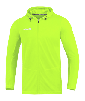 JAKO Run 2.0 Kapuzenjacke Running Grün F25 - gruen