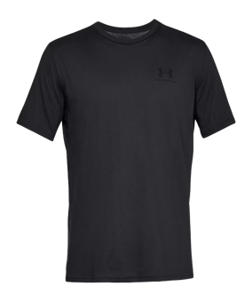 Under Armour Sportstyle Left Chest T-Shirt F001 - schwarz
