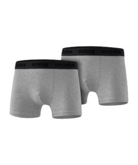 Erima Boxershort 2er Pack Grau 