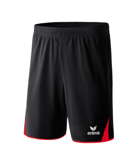Erima 5-Cubes Short Schwarz Rot - schwarz