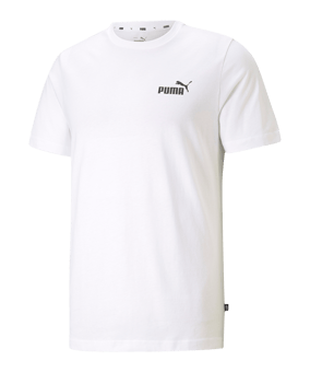 PUMA Essentials Small Logo T-Shirt Weiß F002 - weiss