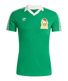 adidas FMF Mexiko Trikot Home 1986 Grün - gruen