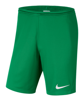 Nike Park III Short Kids Grün F302 - gruen