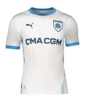 PUMA Olympique Marseille Trikot Home 2024/2025 Weiss F01 - weiss