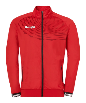 Kempa Wave 26 Poly Trainingsjacke Kids Rot F004 - rot