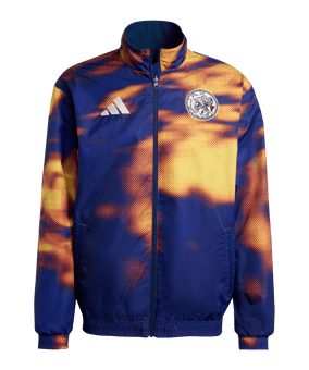 adidas Ajax Amsterdam Track Jacke Blau - blau