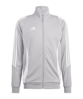 adidas Tiro 24 Trainingsjacke Grau Weiss - grau