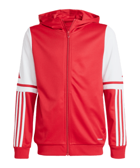 adidas Squadra 25 Kapuzenjacke Kids Rot - rot