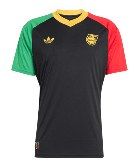 adidas Jamaika Prematch Trikot Away WM 2026 Schwarz - schwarz