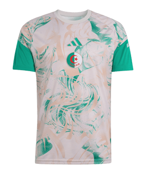 adidas FAF Algerien Prematch T-Shirt WM 2026 Beige - beige