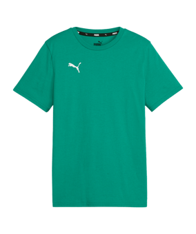 PUMA teamGOAL Casuals T-Shirt Kids Grün Weiss F05 - gruen
