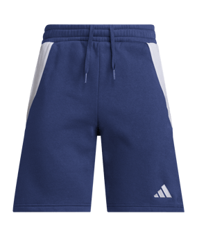 adidas Tiro 24 Short Kids Dunkelblau Weiss - blau