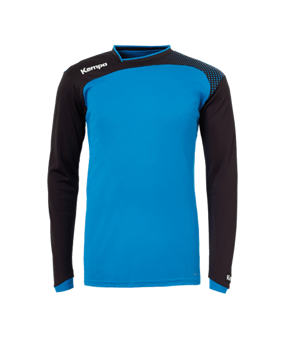 Kempa Emotion Trikot langarm Blau Schwarz F01 - blau