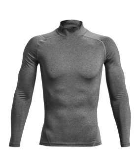Under Armour HG Compression Mock langarm F090 - grau