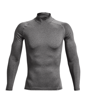 Under Armour HG Compression Mock langarm F090 - grau