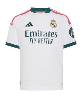 adidas Real Madrid Authentic Trikot Home 2026/2027 Kids Weiß - weiss