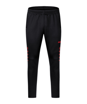 JAKO Challenge Trainingshose Schwarz Rot F812 - rot