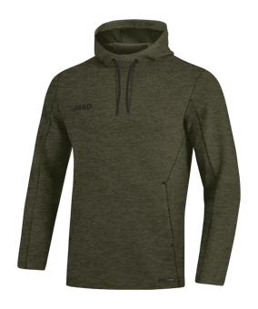 Jako Premium Basic Kapuzensweatshirt Khaki F28 - khaki