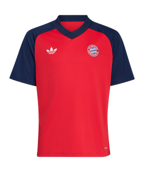 adidas FC Bayern München Pre Match Trikot 2026/2027 Kids Rot - rot