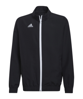 adidas Entrada 22 Präsentationsjacke Kids Schwarz - schwarz