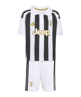 adidas Juventus Turin Trikot Set Home 2026/2027 Kids Weiß