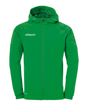 uhlsport Goal 25 Evo Woven Kapuzenjacke Grün 06 - gruen