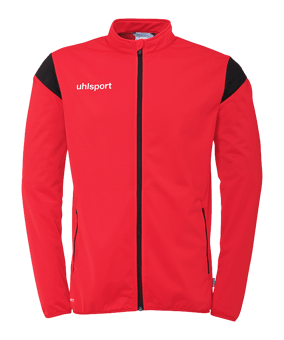 uhlsport Squad 27 Classic Jacke Kids Rot Schwarz F62 - rot
