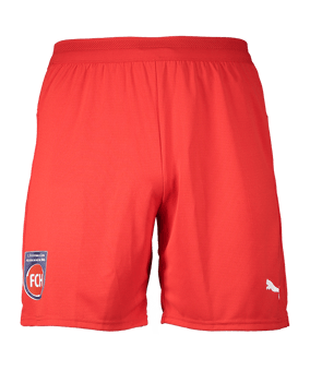 PUMA 1.FC Heidenheim Short Home 2025/2026 Kids Rot F01 - rot