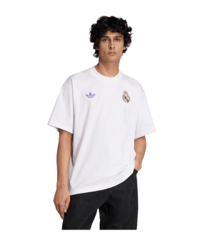 adidas Real Madrid Lfstlr T-Shirt Weiß - weiss