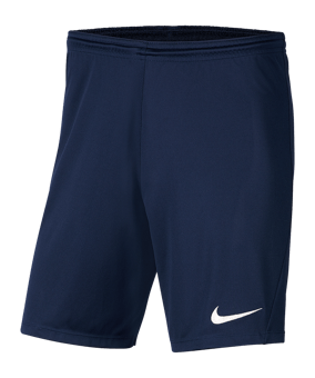 Nike Park III Short Blau F410 - blau