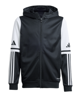 adidas Squadra 25 Kapuzenjacke Kids Schwarz - schwarz