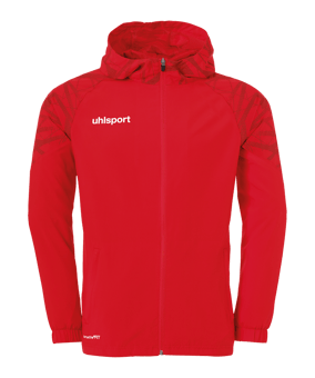 uhlsport Goal 25 Evo Woven Kapuzenjacke Rot F04 - rot