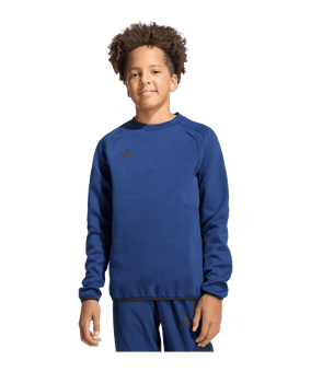adidas Originals Tiro Travel Sweatshirt Kids Dunkelblau - schwarz