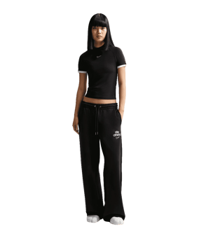 Nike Gloss T-Shirt Damen Schwarz F010 - schwarz