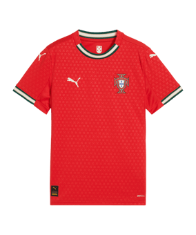 PUMA Portugal Jr Trikot Home 2025 Kids Rot F01 - rot