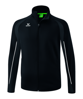 Erima Liga Star Trainingsjacke Kids Schwarz Weiss - schwarz
