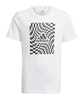 adidas Graphic T-Shirt Kids Weiß - weiss