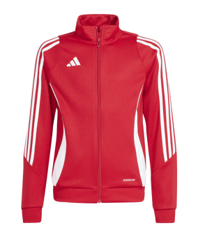 adidas Tiro 24 Trainingsjacke Kids Rot Weiss - rot