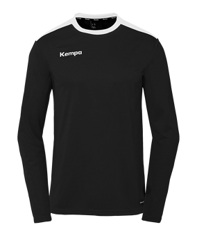 Kempa Emotion 27 Shirt Langarm Schwarz Weiss F003 - schwarz