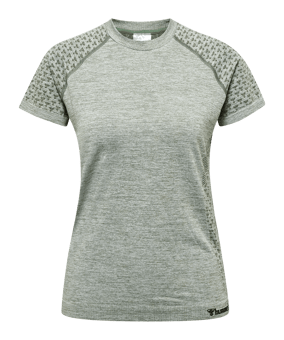 Hummel hmlCI Seamless T-Shirt Damen Grün F2121 