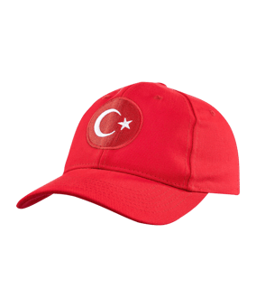 TFF Türkei Logo Cap EM 2024 Kids Rot - rot