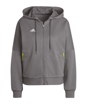 adidas Condivo 22 Kapuzenjacke Damen Grau 