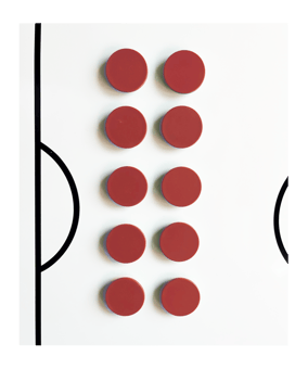 Cawila PRO Rundmagnet 10er Set 30mm Rot 