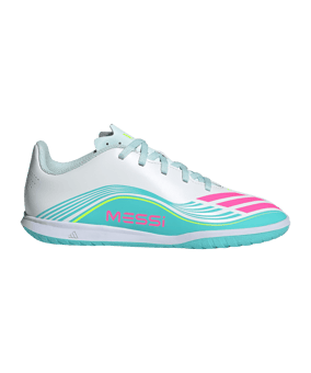 adidas F50 Club IN Messi Aurora Radiante Kids Weiß - weiss